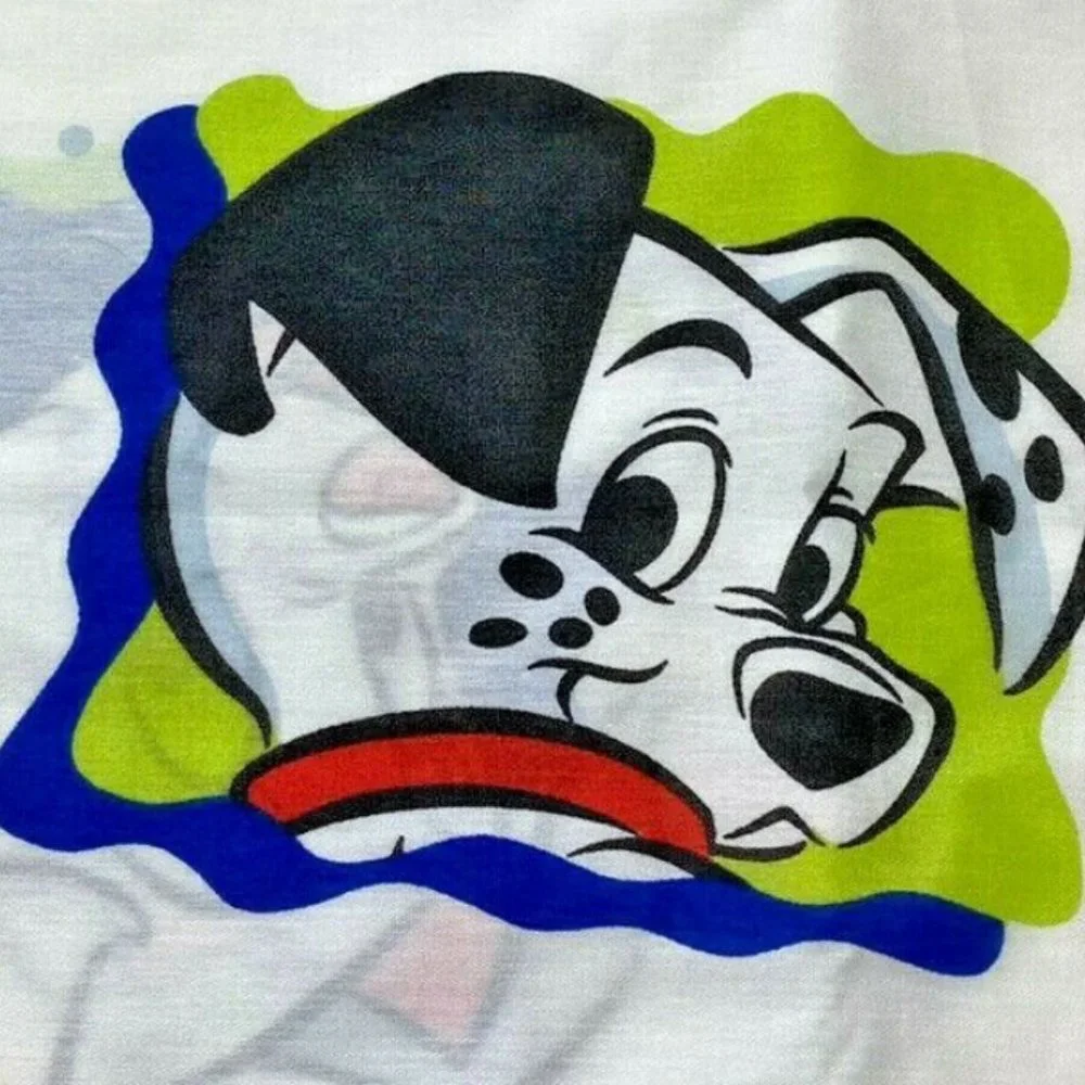Vintage 90s Disney 101 Dalmatians Valance Curtain